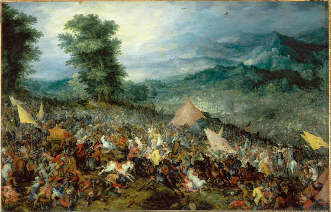 Die Schlacht von Issos von Jan the Elder Brueghel