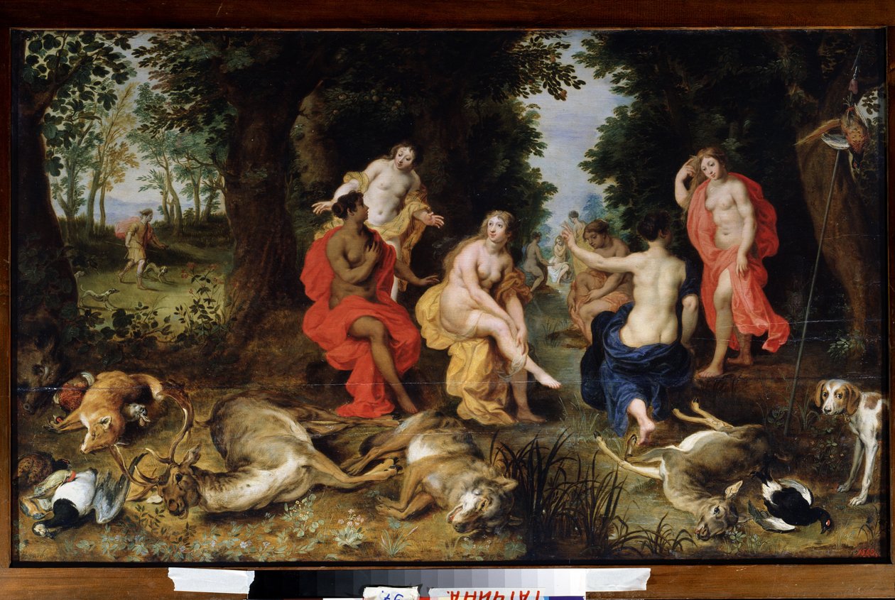 Dianas Rast während der Jagd von Jan the Elder Brueghel