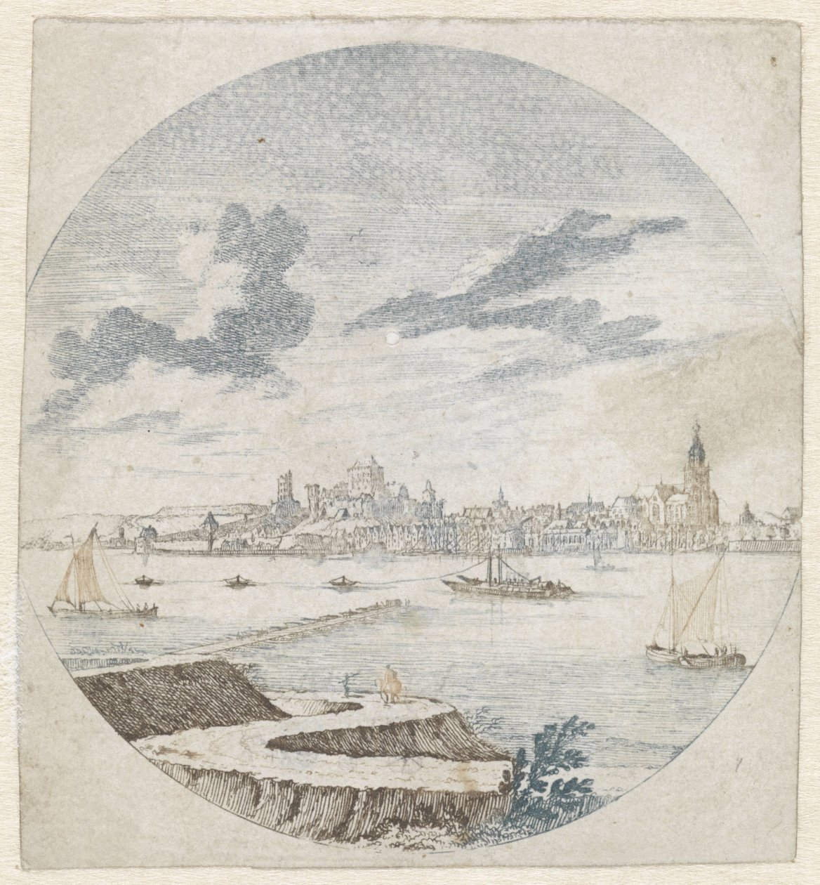 Ansicht von Nijmegen aus dem Norden von Jan van Call (I)