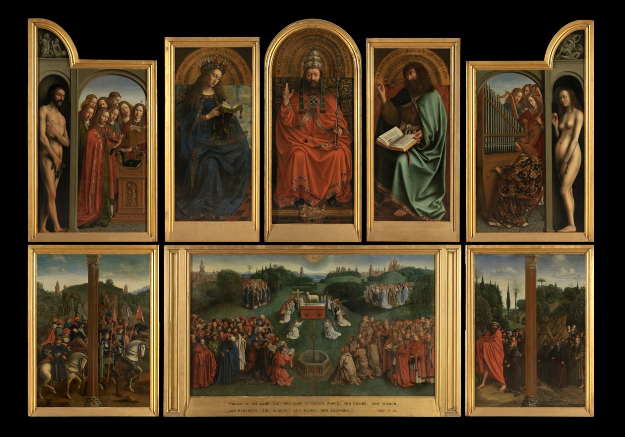 Die Anbetung des Lammes von Jan van Eyck