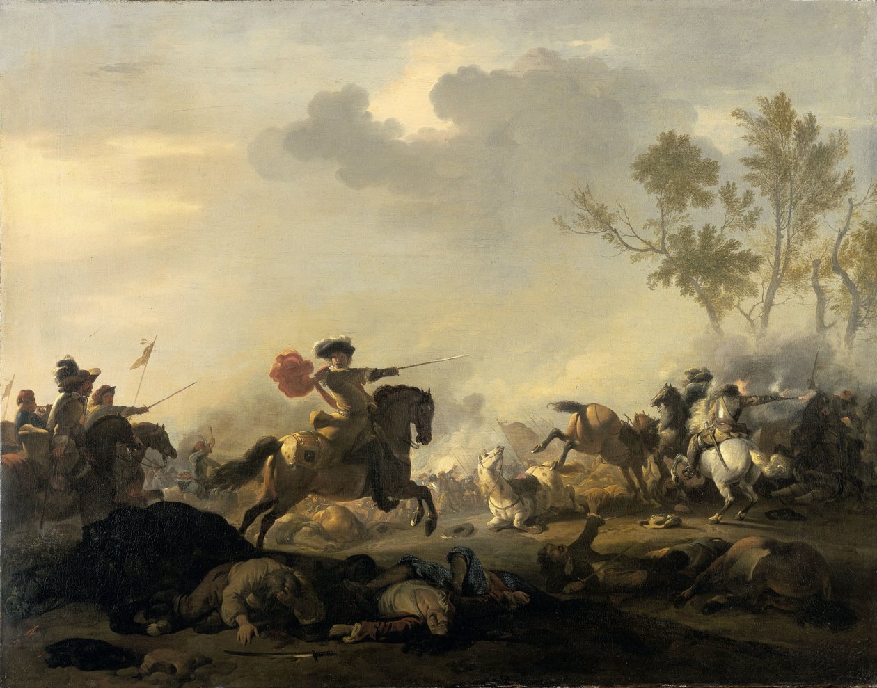 Kavallerieangriff von Jan van Huchtenburg