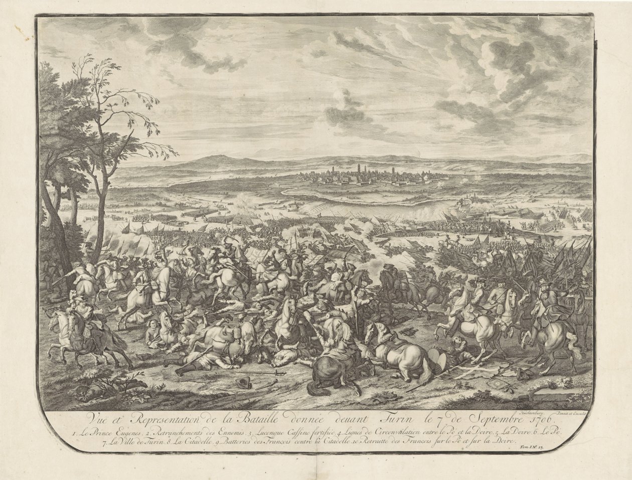 Entsatz von Turin, 1706 von Jan van Huchtenburg