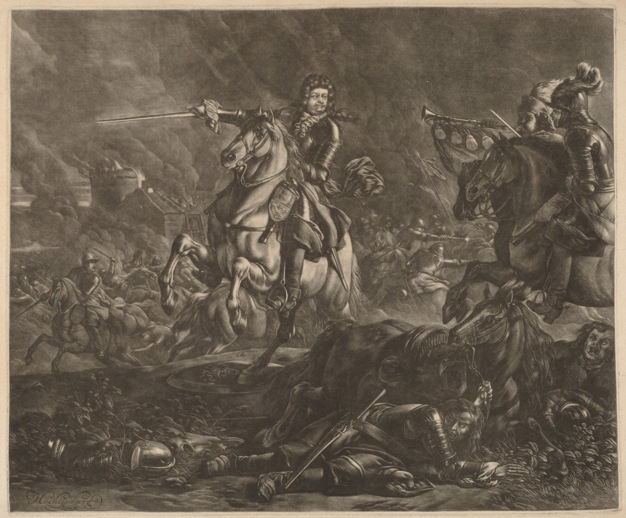 Ein General zu Pferd (Karl von Lothringen) von Jan van Huchtenburgh
