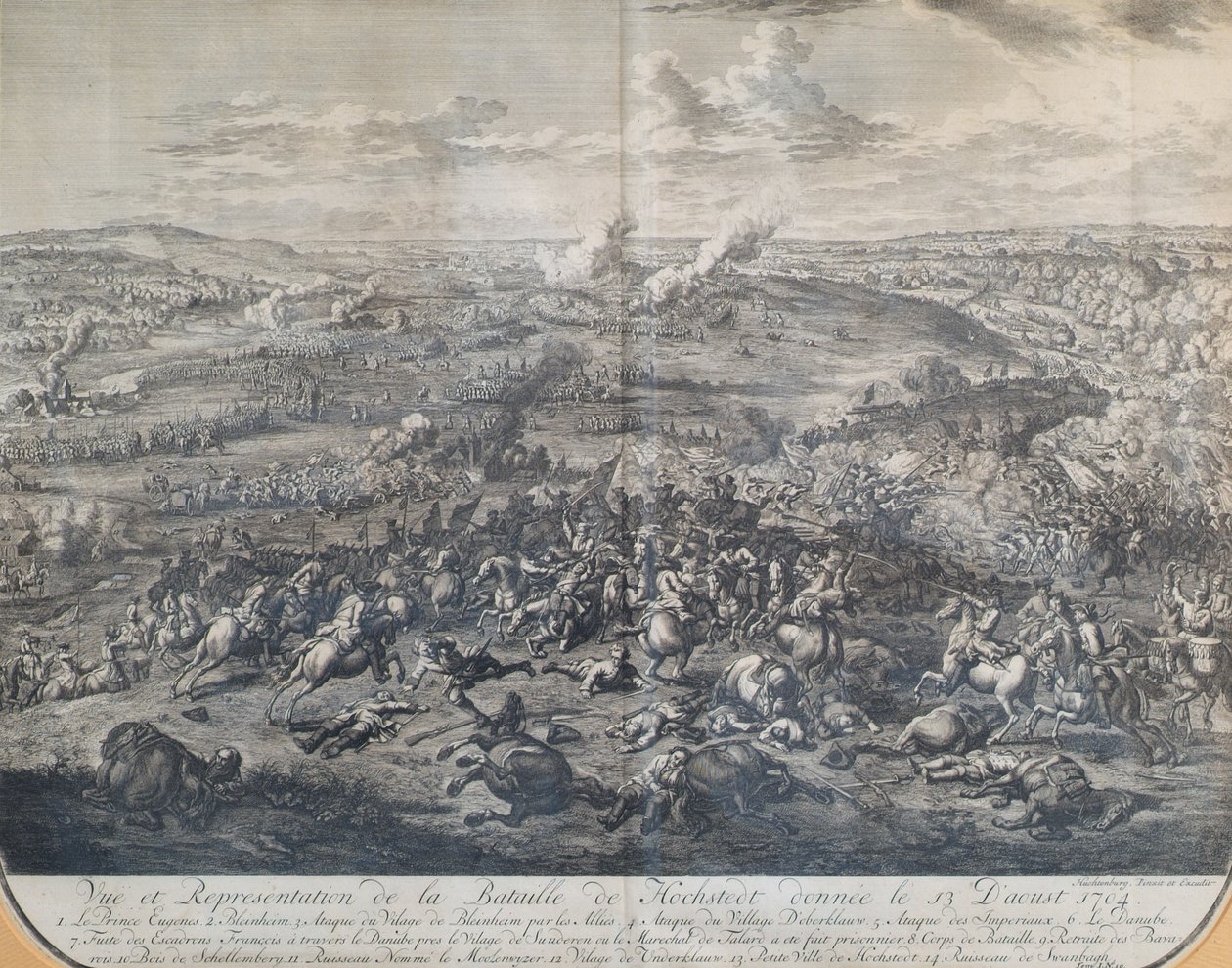 Die Schlacht bei Höchstädt am 13. August 1704 von Jan van Huchtenburgh