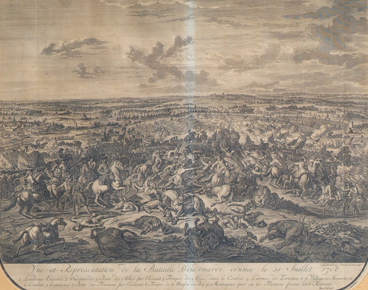 Die Schlacht bei Oudenaarde am 11. Juli 1708 von Jan van Huchtenburgh