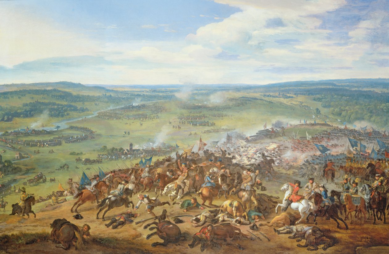 Die Schlacht bei Blenheim, nahe Hochstadt (Bayern), 1704 von Jan van Huchtenburgh