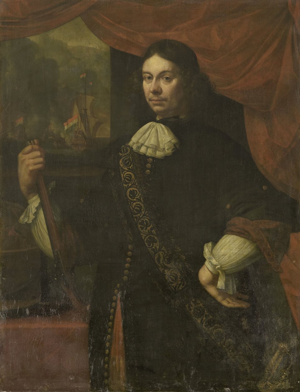 Porträt von Cornelis Jacobsz de Boer, Kapitän der Marine von Jan van Neck