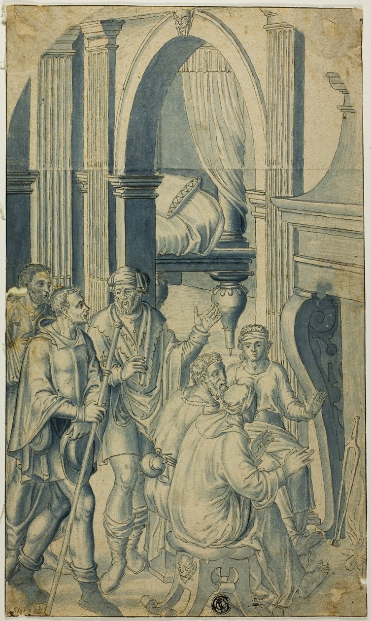 Das Wunder der Hostie von Jan van Scorel