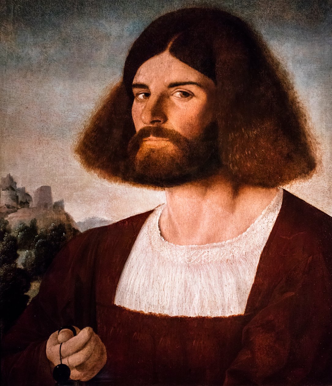 Porträt eines Mannes, um 1521/22 von Jan van Scorel