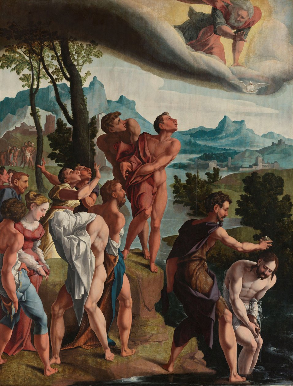 Die Taufe Christi von Jan van Scorel