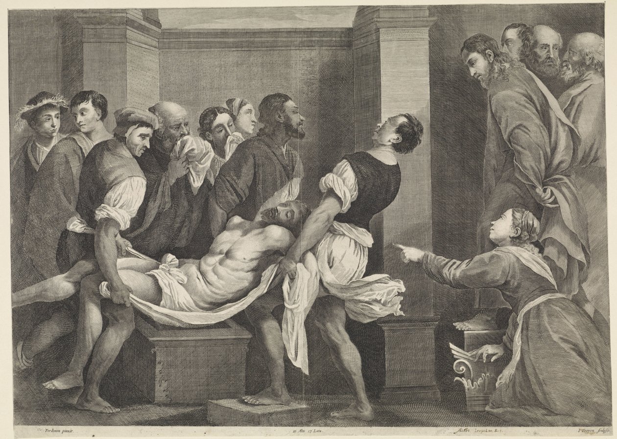 Auferweckung des Lazarus von Jan van Troyen