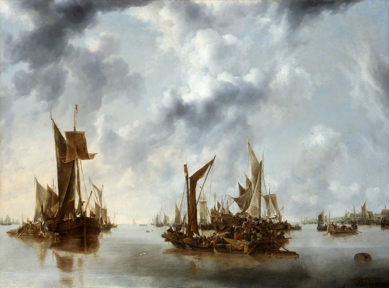 Eine Ruhe, 1654 von Jan van de Cappelle