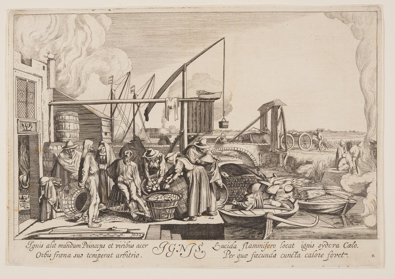 Feuer, aus Die vier Elemente von Jan van de Velde II