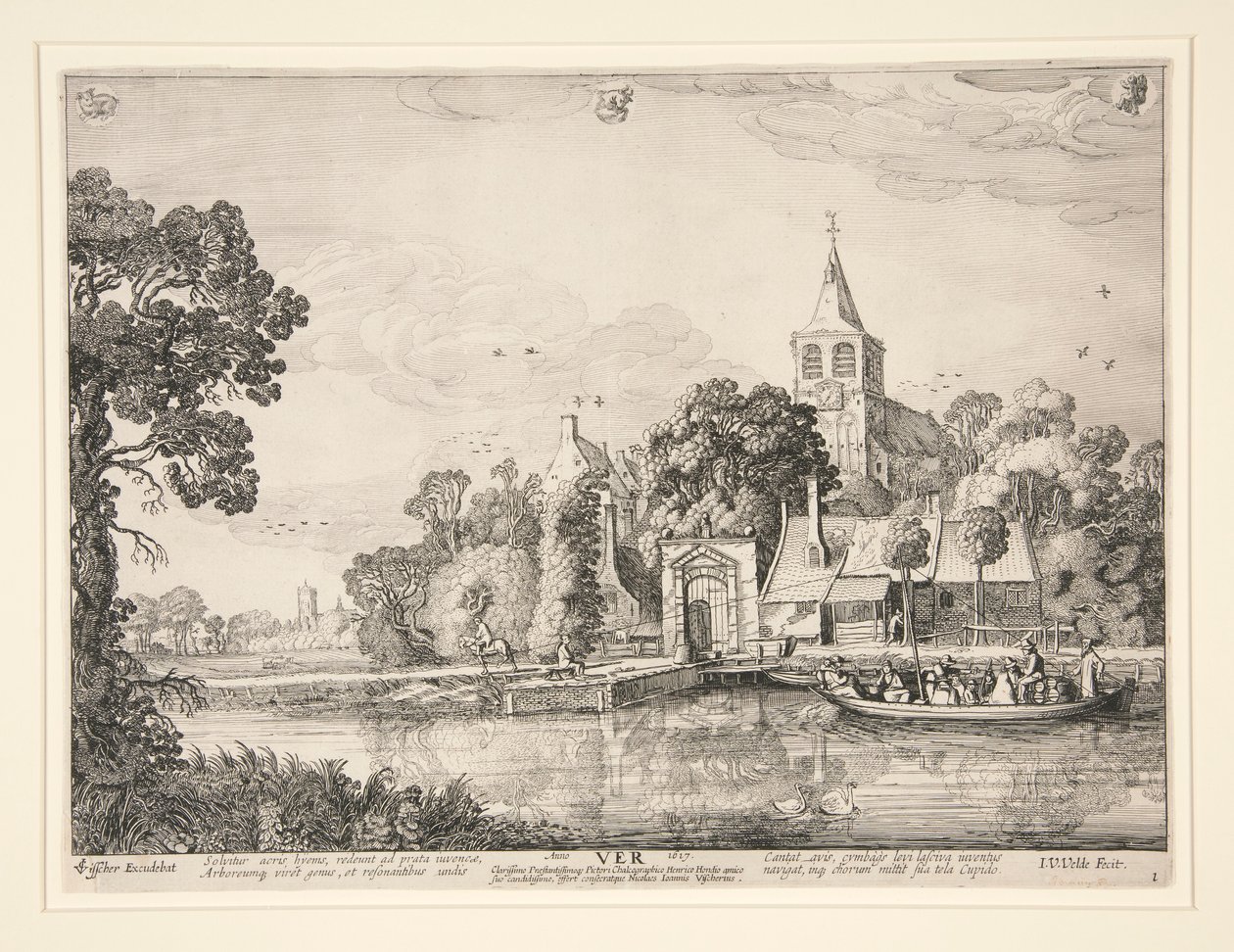 Frühling, aus einer Serie der vier Jahreszeiten von Jan van de Velde II