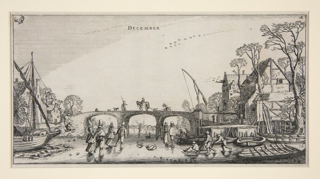 Die Monate, Satz von zwölf von Jan van de Velde II