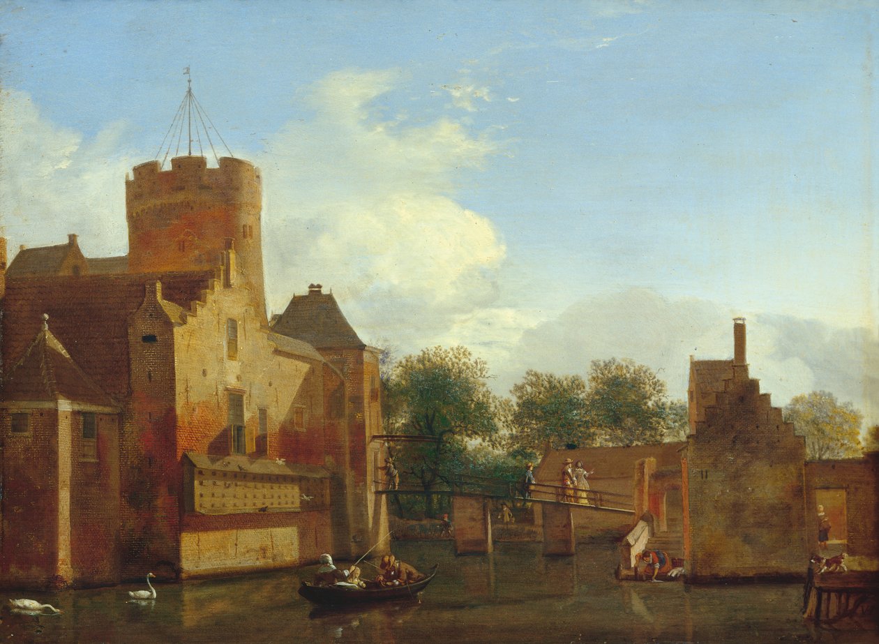 Schloss Loenerslot in Holland von Jan van der Heyden