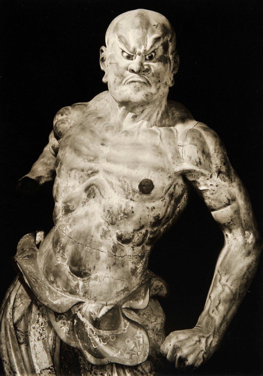 Kongo Rikishi, aus der frühen Kamakura-Periode, Kofukuji, Japan von Japanese Photographer