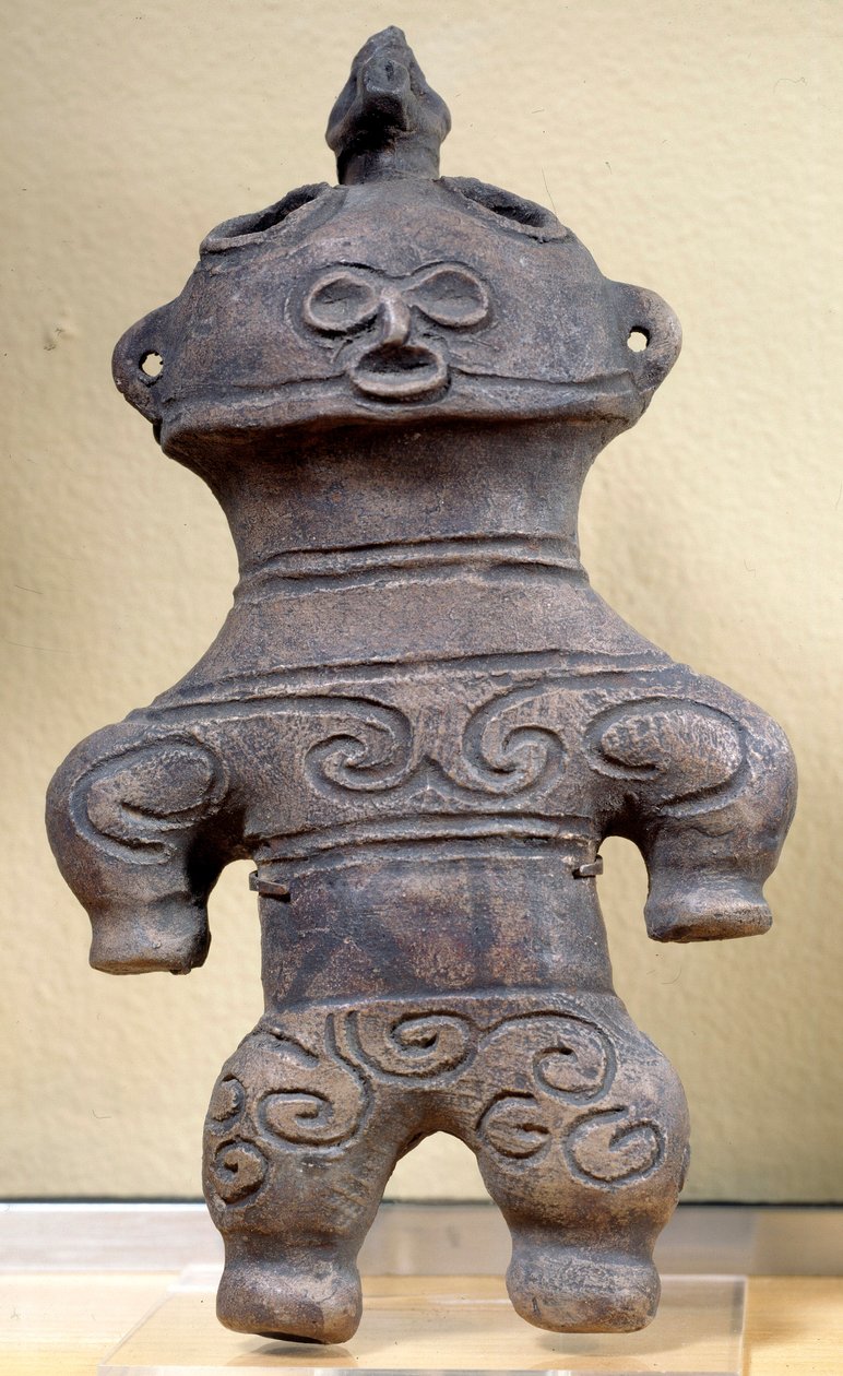 Dogu-Figur Japan, Höhe 20 cm, Neolithikum, Jomon-Periode von Japanese School