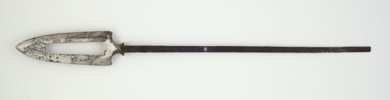 Kopf eines Yari, oder Speer in Togari-Ya (herzförmiger) Form von Japanese School