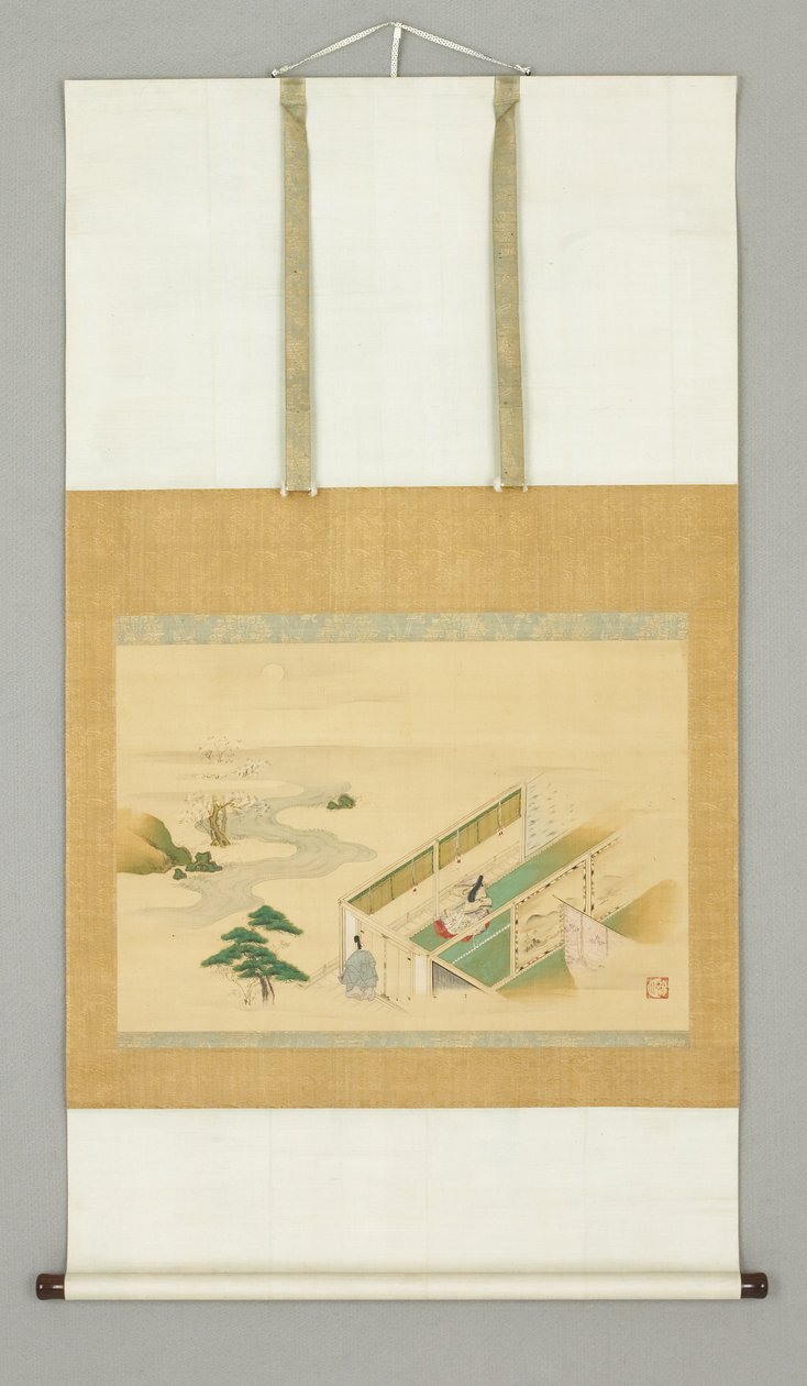 Haus in Landschaft, frühes 18. Jahrhundert von Japanese School