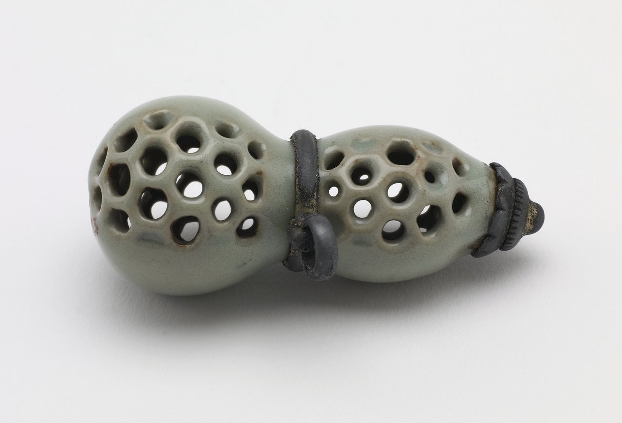 Netsuke in Form eines Kürbisses, Yamashiro-Provinz, Edo-Zeit oder Meiji-Ära von Japanese School