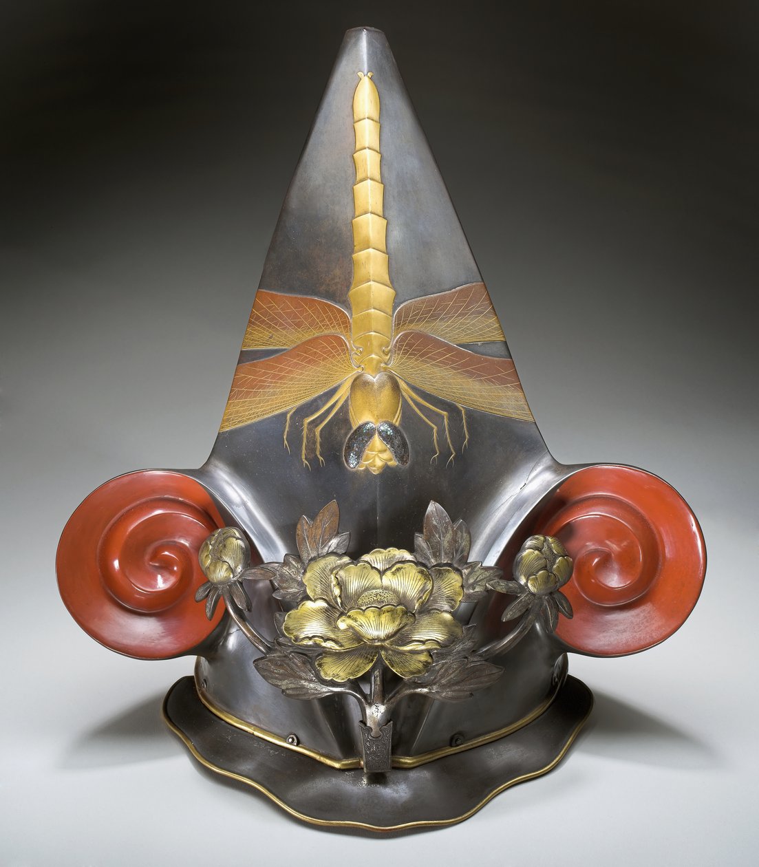 Theaterhelm für das Kabuki-Theater von Japanese School