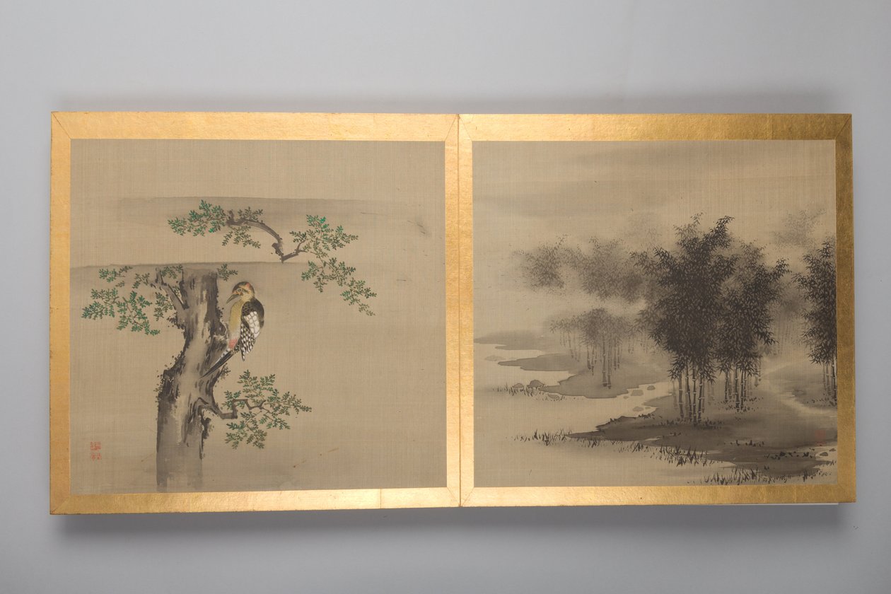 Dreißig Gemälde von Vögeln, Blumen und Landschaft, spätes 18. Jahrhundert (Album) von Japanese School