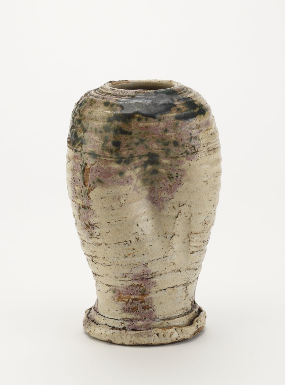 Vase im Oribe-Stil, wahrscheinlich Seto-Keramik 1800-80 von Japanese School