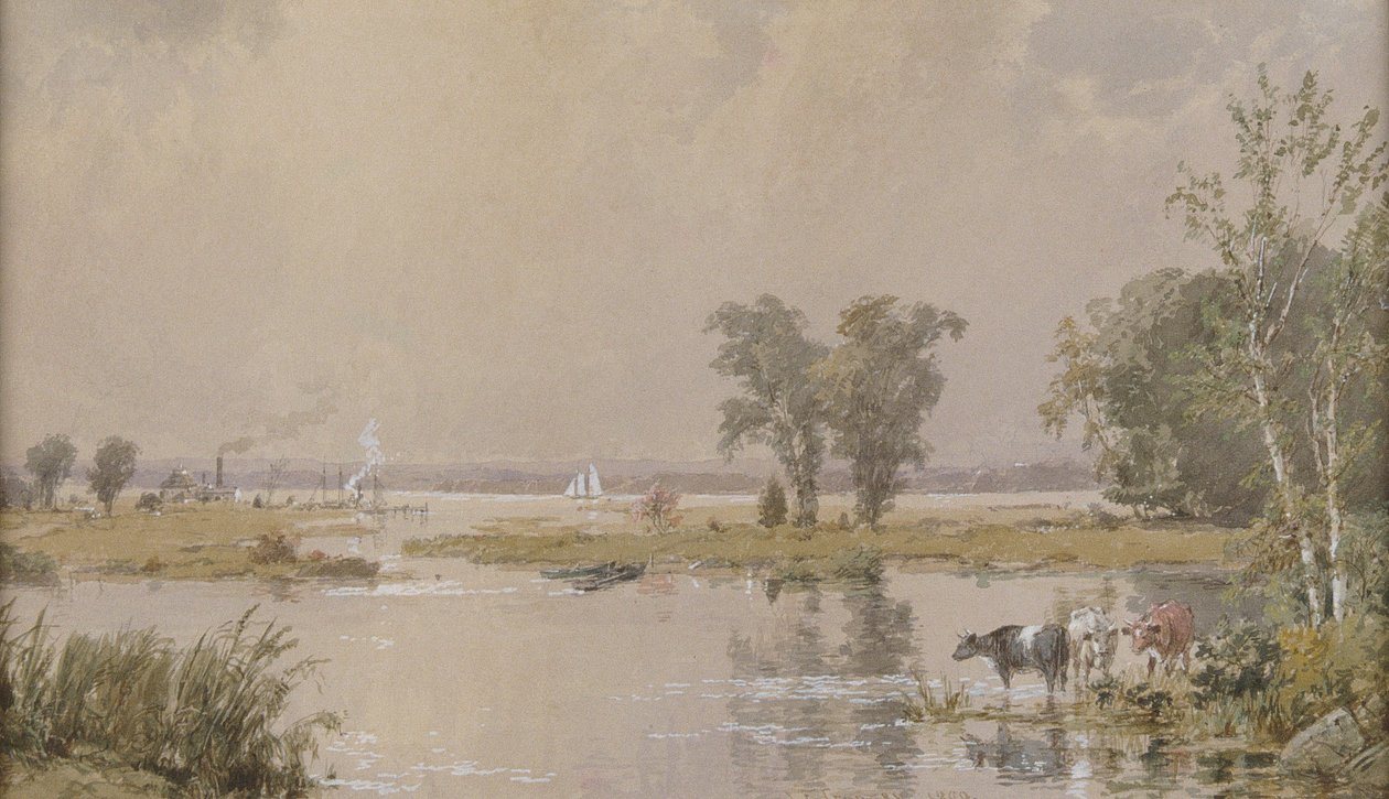 Hackensack-Wiesen von Jasper Francis Cropsey