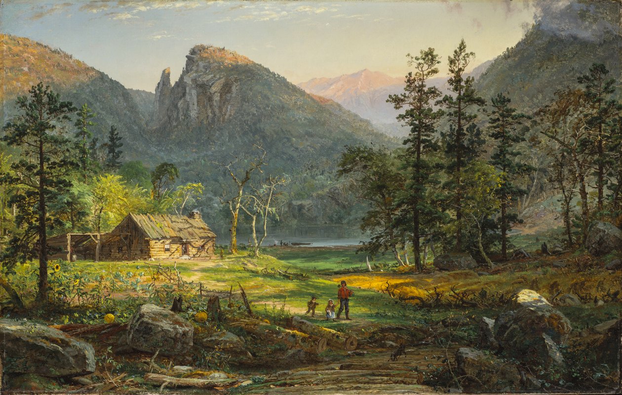 Pionierheim, Eagle Cliff, Weiße Berge von Jasper Francis Cropsey
