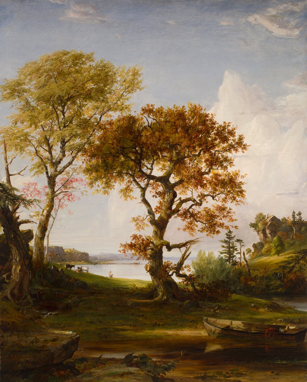 Der Hudson bei Piermont von Jasper Francis Cropsey