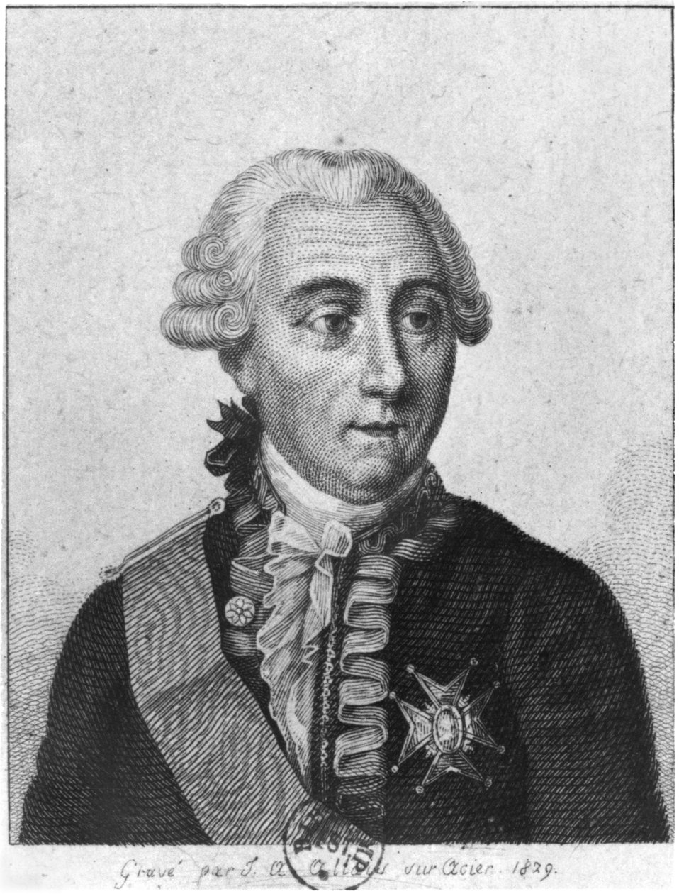 Graf Louis de Marbeuf (1712-86) 1829 von Jean Alexandre Allais