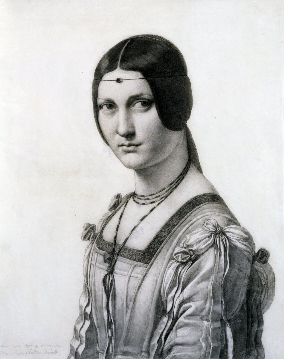 La Belle Ferronniere von Jean Auguste Dominique Ingres
