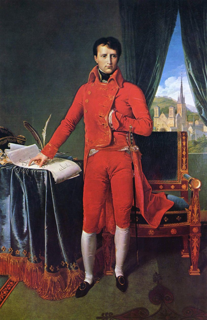 Porträt von Napoleon Bonaparte als Erster Konsul von Jean Auguste Dominique Ingres