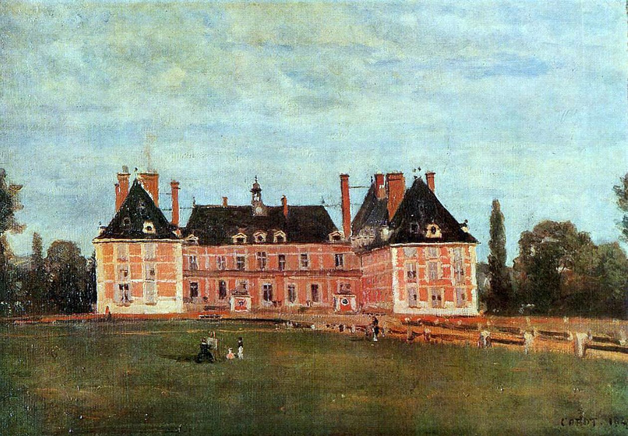 Château de Rosny, 1840 von Jean Baptiste Camille Corot