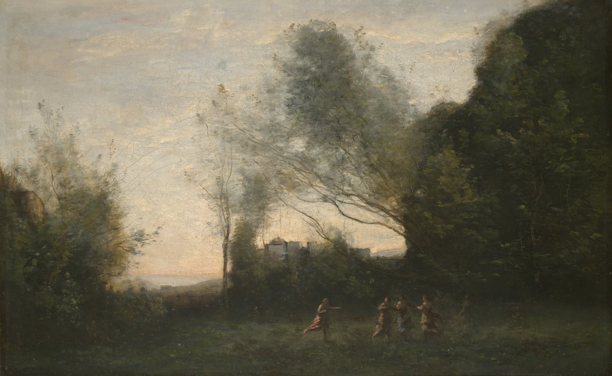 Der Tanz der Nymphen, 1865-70 von Jean-Baptiste-Camille Corot