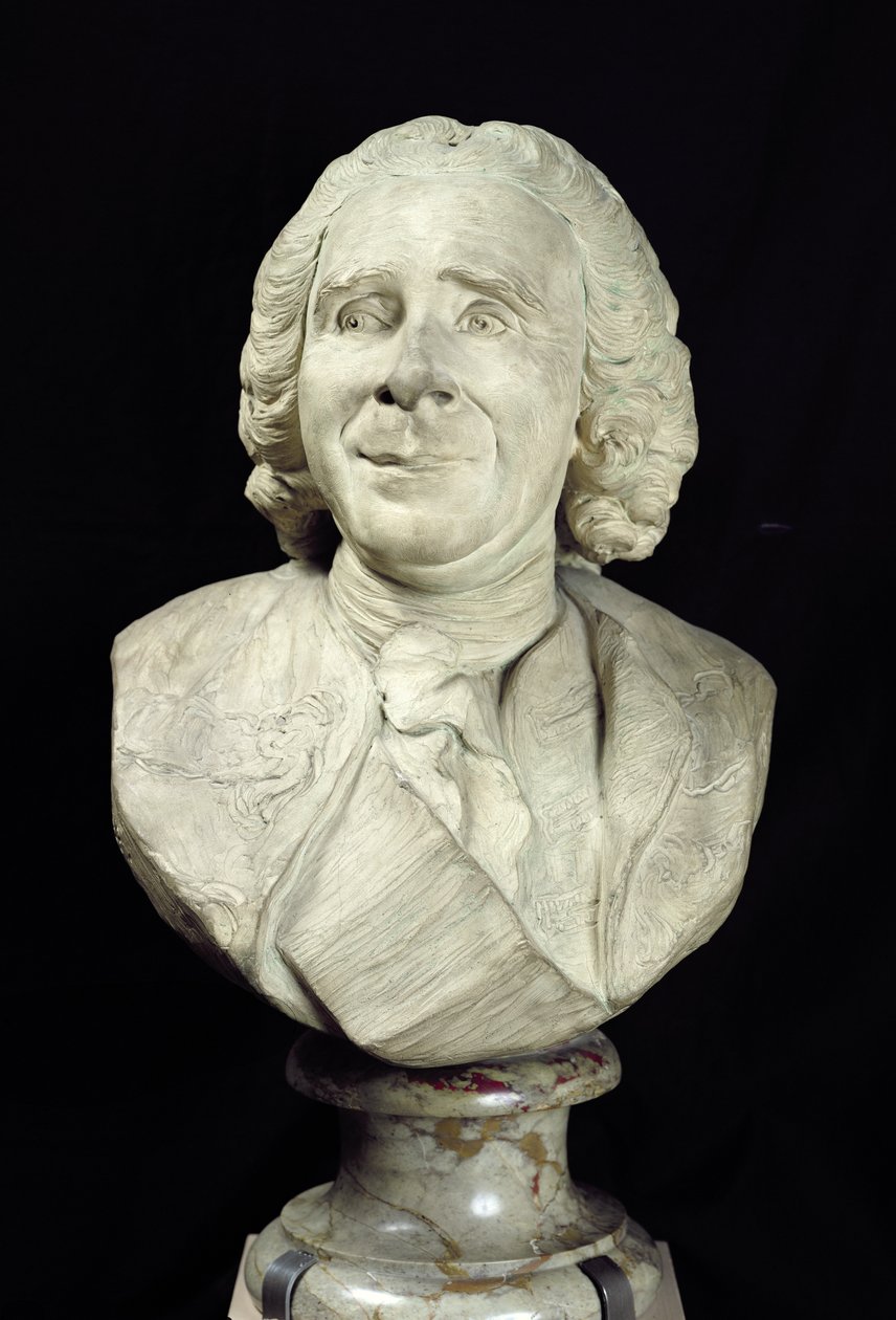 Büste von Rene Antoine Ferchault de Reaumur, 1751 von Jean Baptiste II Lemoyne