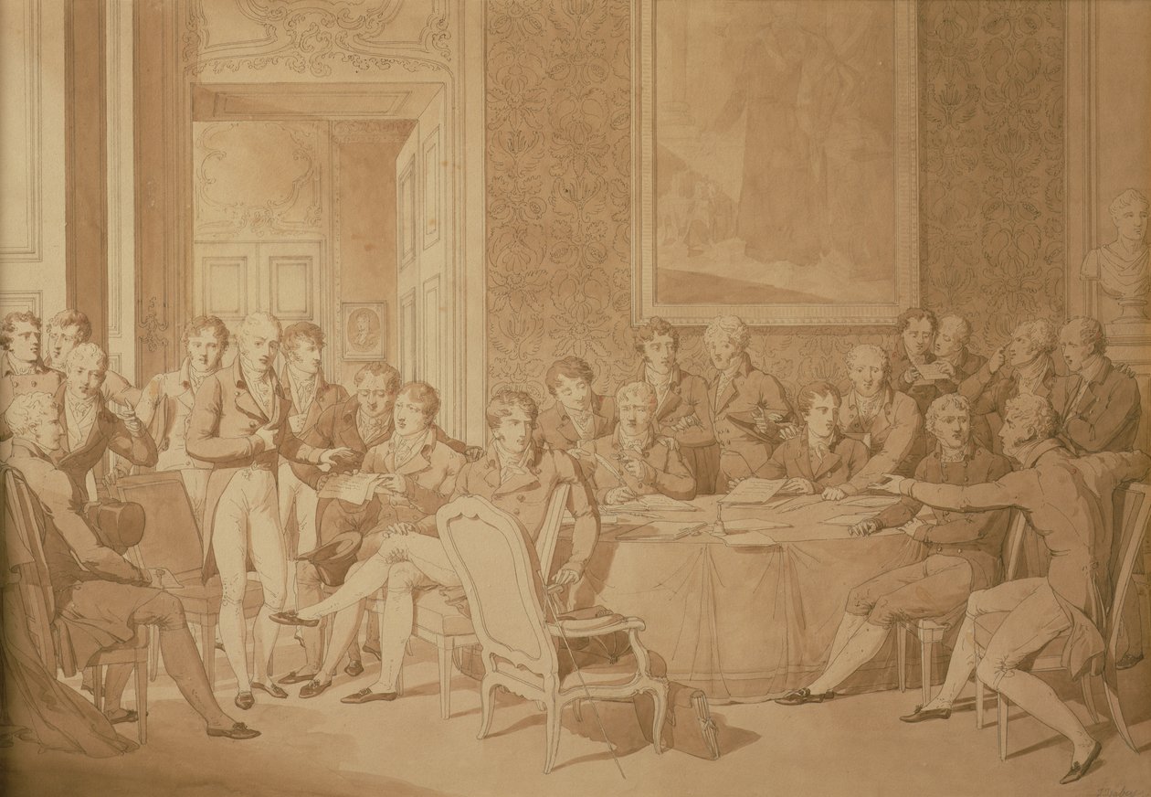 Der Kongress von Wien, 1815 von Jean Baptiste Isabey