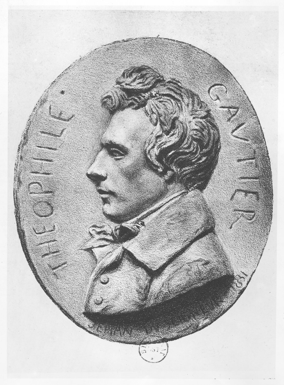 Medaille von Théophile Gautier von Jean Bernard Duseigneur