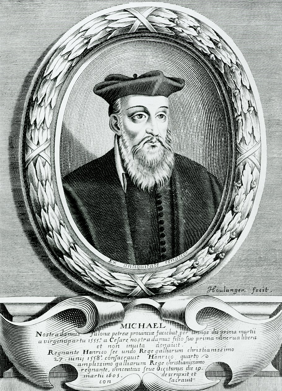 Porträt von Michel de Nostredame (Nostradamus) (1503-66) von Jean Boulanger