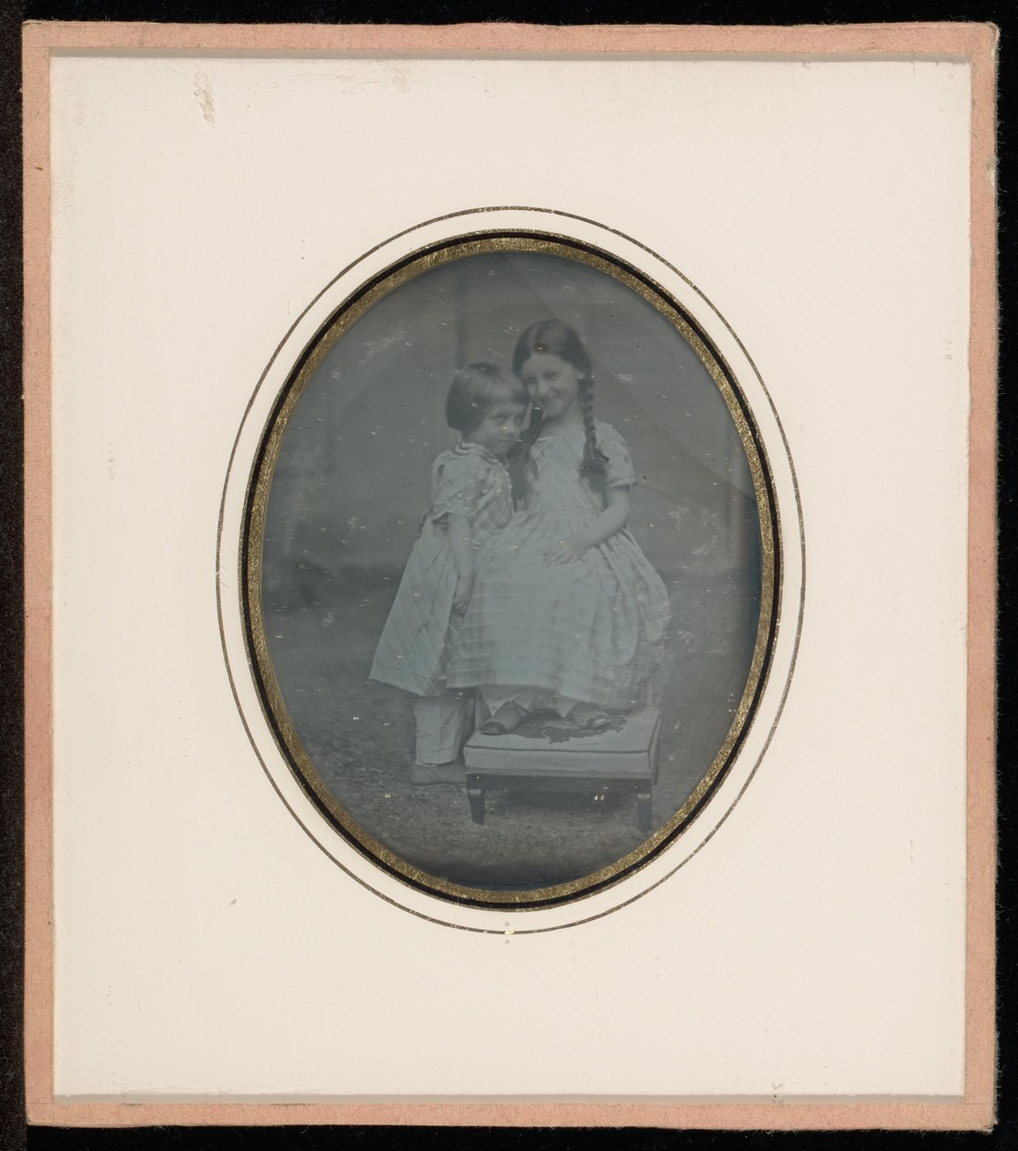 (Porträt von zwei Töchtern von Sophie Eynard-Eynard) von Jean Gabriel Eynard