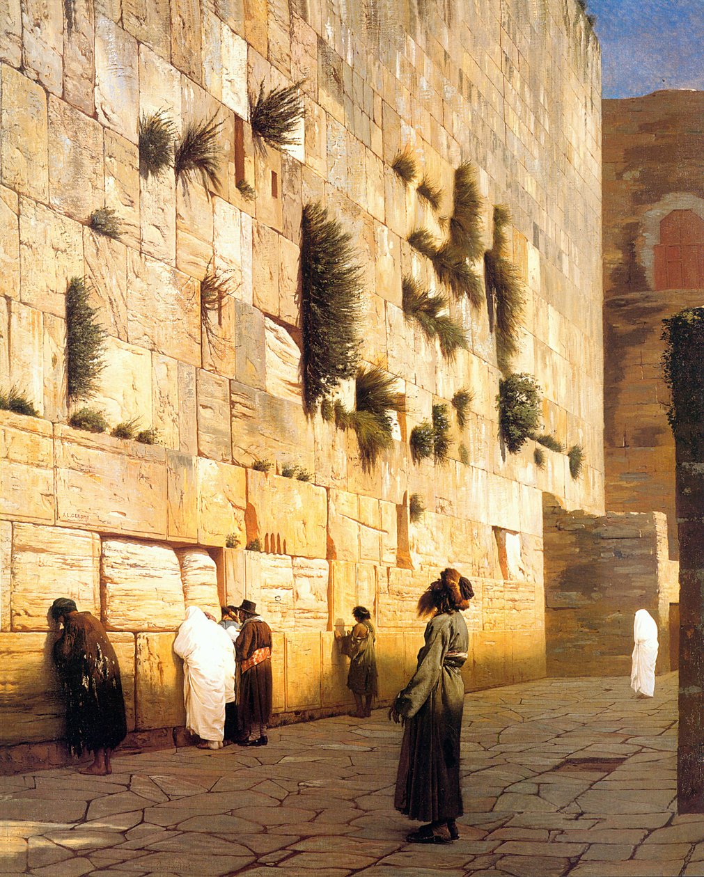 Salomons Mauer Jerusalem von Jean Leon Gerome