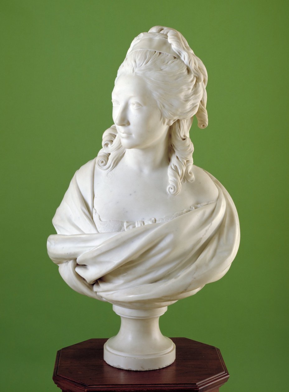 Büste von Anne-Marie-Louise Thomas de Domangeville, Madame de Sérilly von Jean-Antoine Houdon