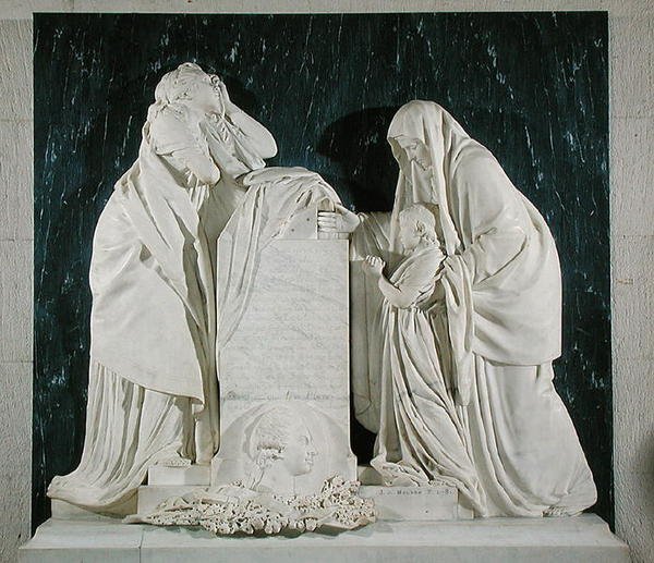 Denkmal für das Herz von Victor Charpentier (1732-76) Comte d