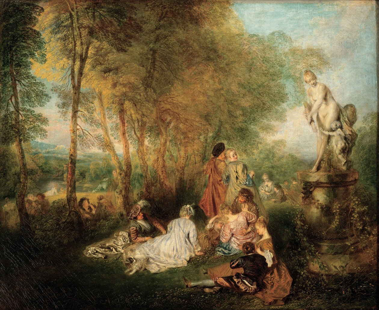 Das Fest der Liebe von Jean-Antoine Watteau