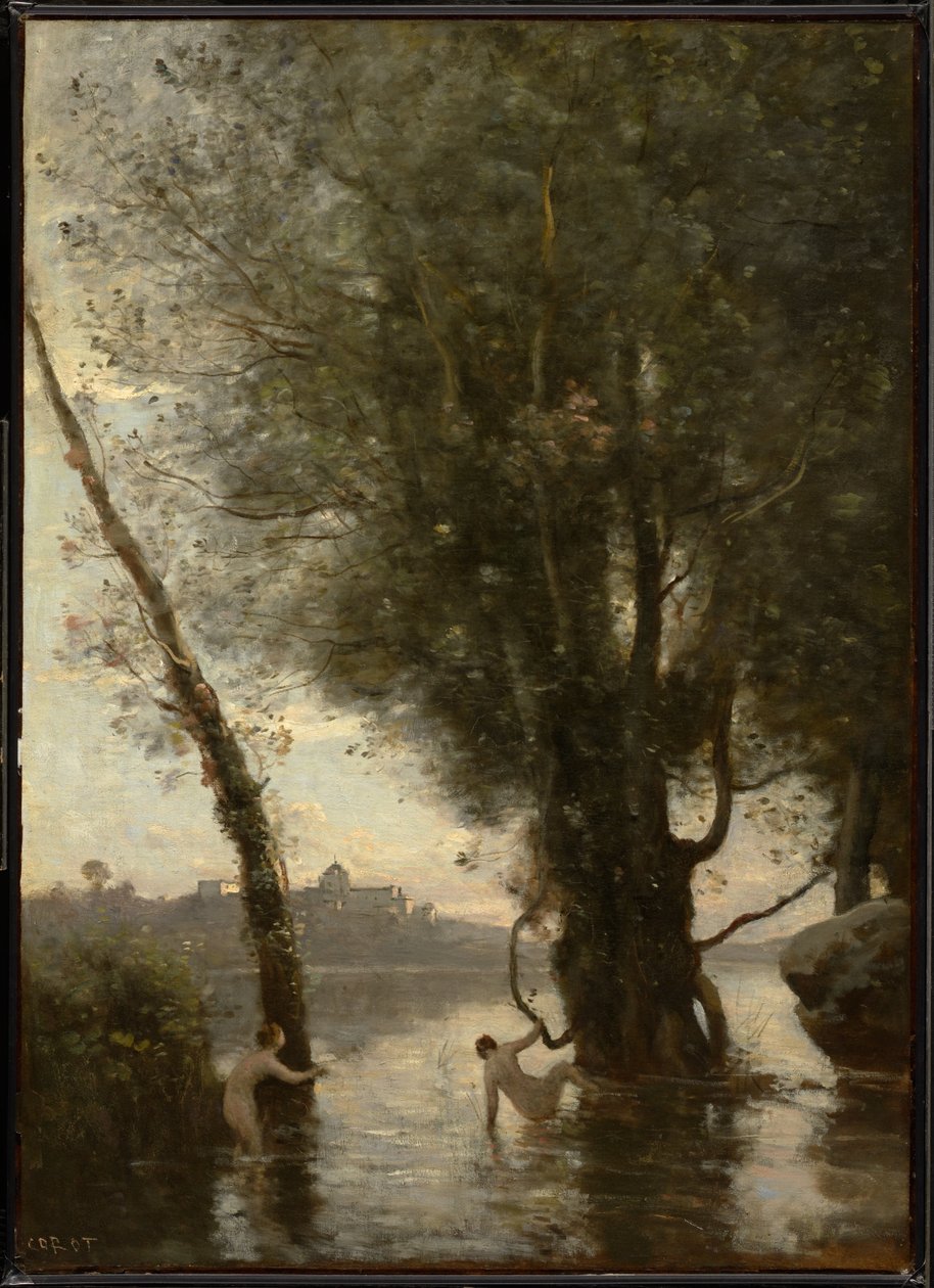 Badende der Borromäischen Inseln von Jean-Baptiste-Camille Corot