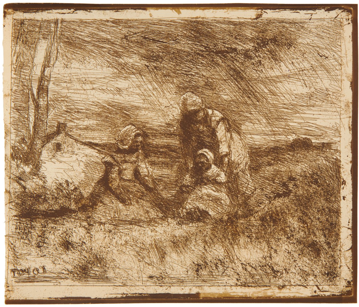Kleine Schwester von Jean-Baptiste-Camille Corot