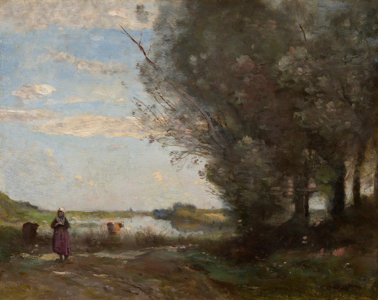 Flussansicht von Jean-Baptiste-Camille Corot