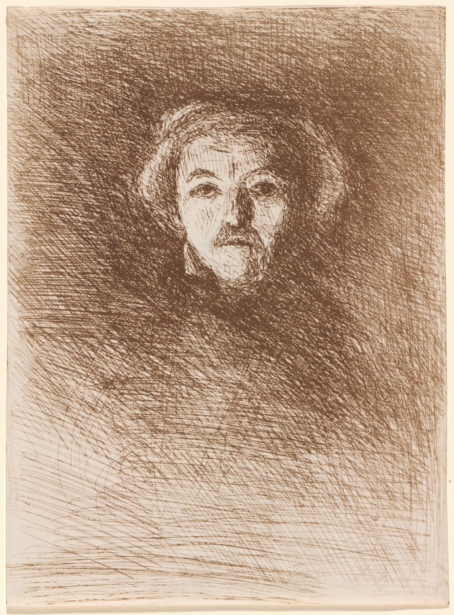 Selbstbildnis (Corot von ihm selbst) von Jean-Baptiste-Camille Corot