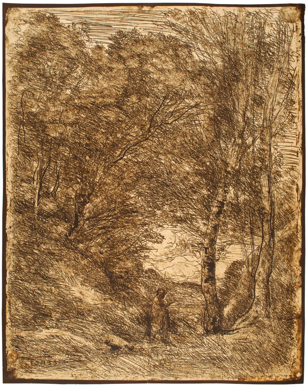 Die Gärten des Horaz von Jean-Baptiste-Camille Corot